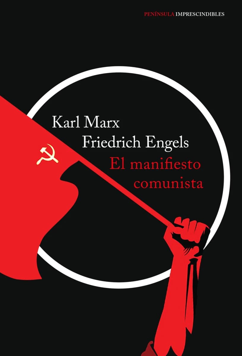 Cubierta completa de El manifiesto comunista